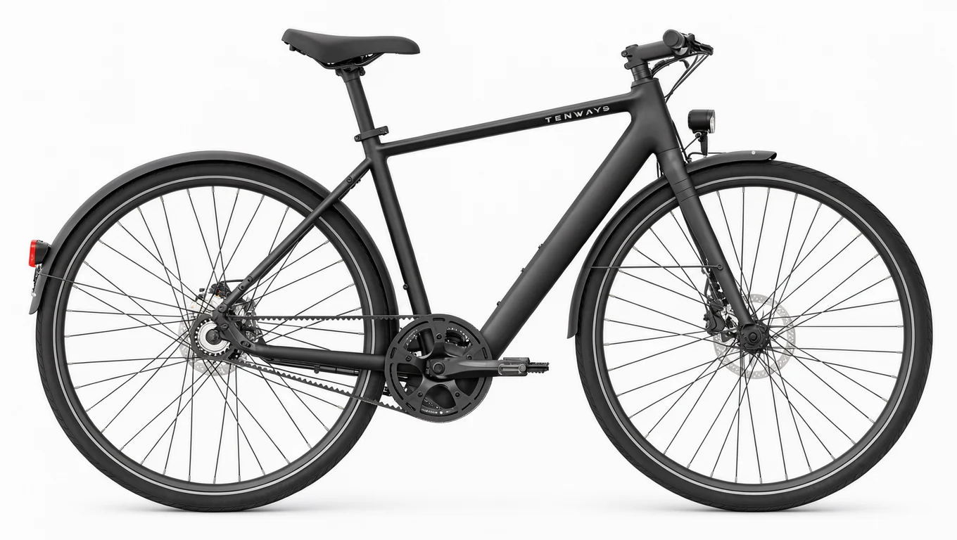 Tenways CGO600 elektrische stadsfiets zonder achtergrond