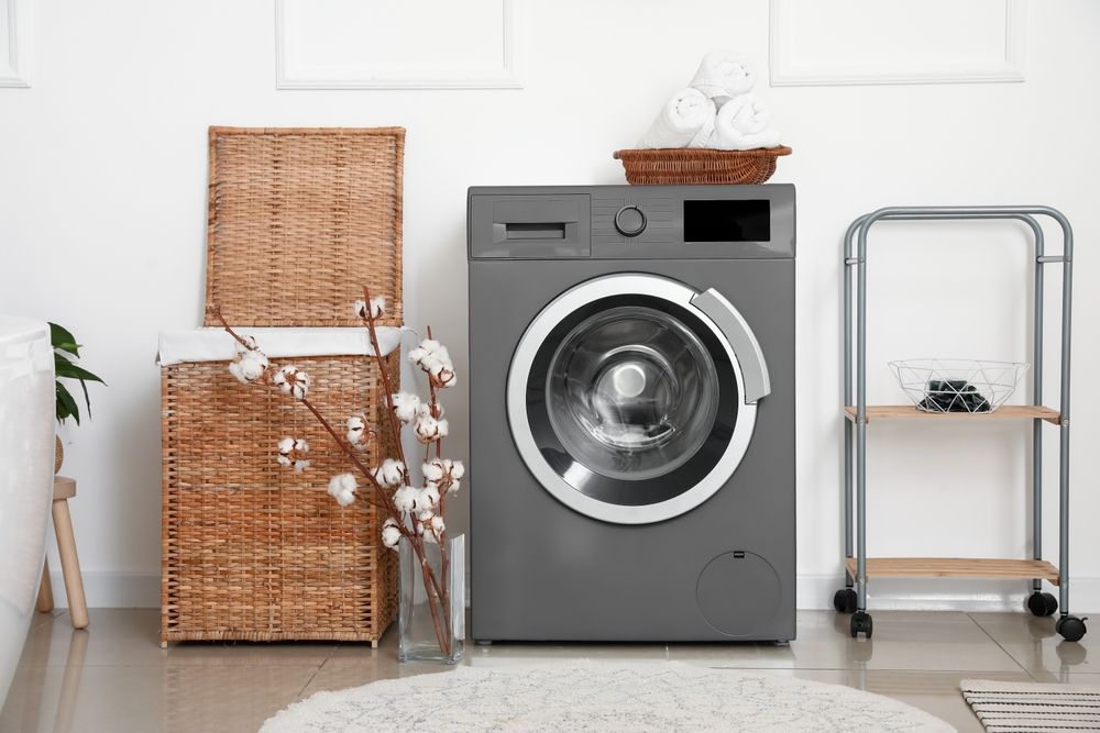 Washer dryer combo with heat pump grey washer dryer combo in the room