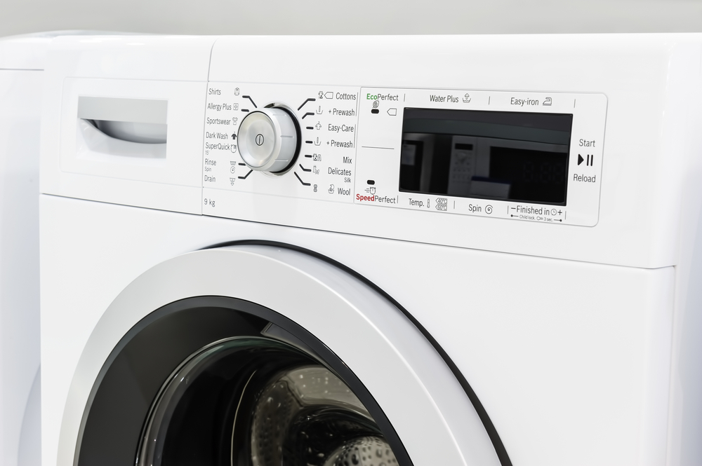 Washing machine programs control panel